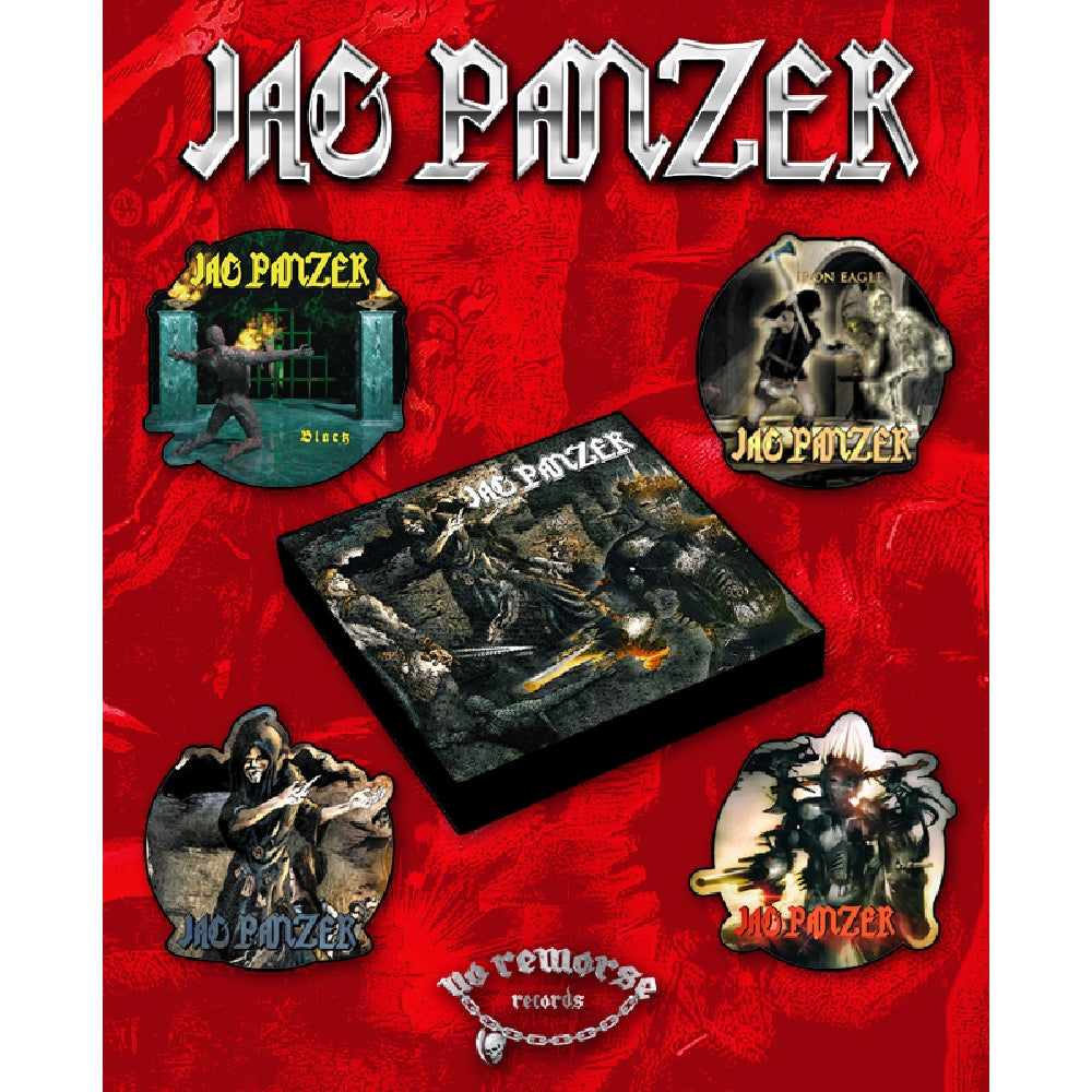 Jag Panzer - 4 Shaped Picture Discs Bundle - BOX COLLECTOR - No Remorse