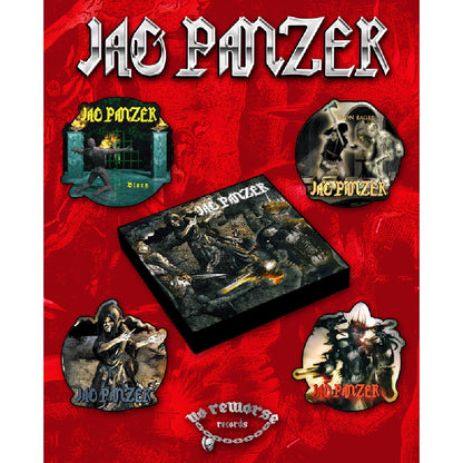Jag Panzer - 4 Shaped Picture Discs Bundle - BOX COLLECTOR - No Remorse