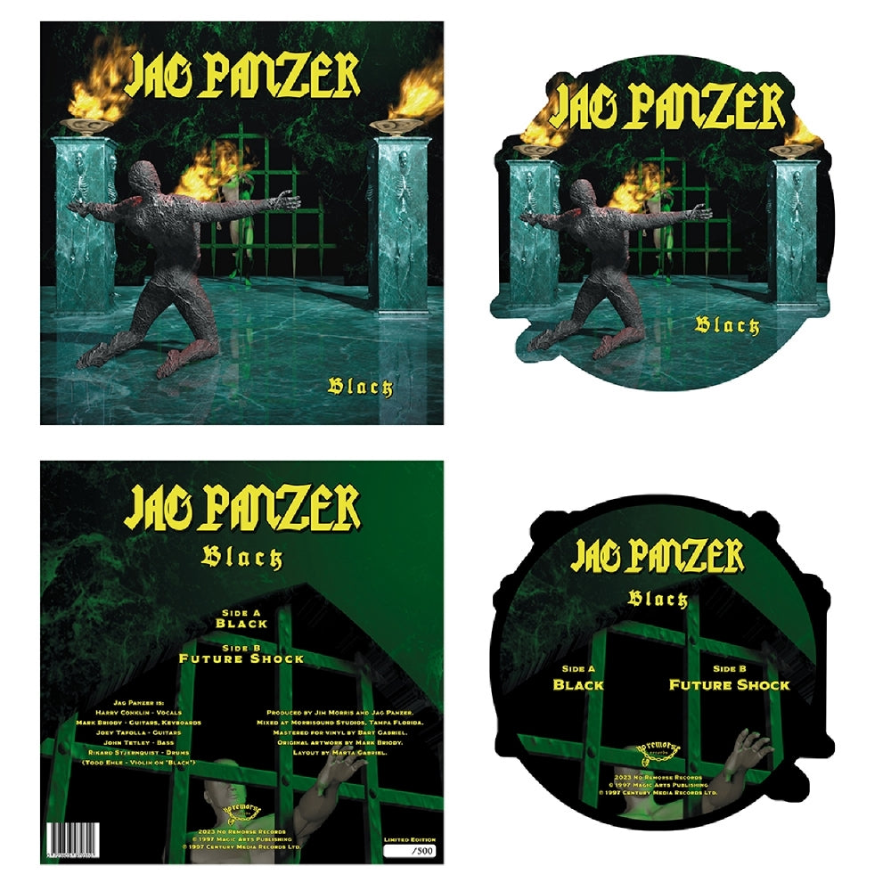 Jag Panzer - 4 Shaped Picture Discs Bundle - BOX COLLECTOR - No Remorse - Image 2