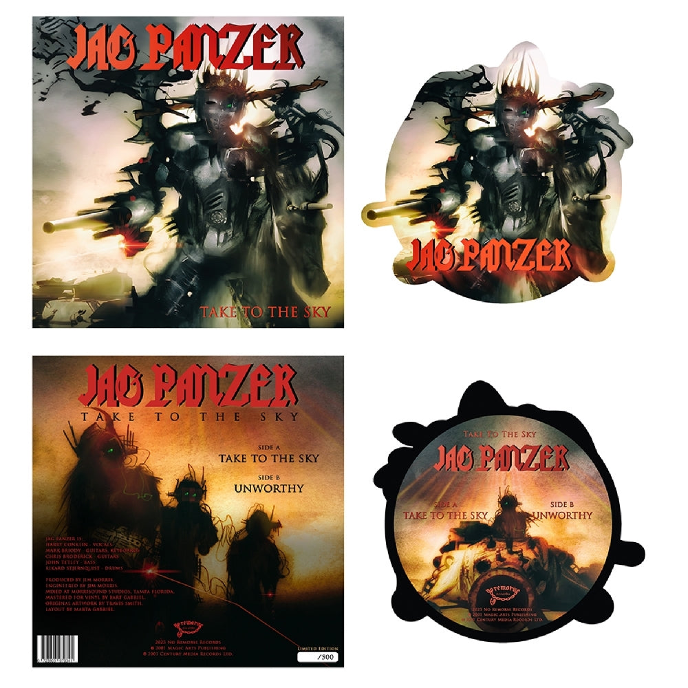 Jag Panzer - Take To The Sky - SHAPED VINYL - No Remorse