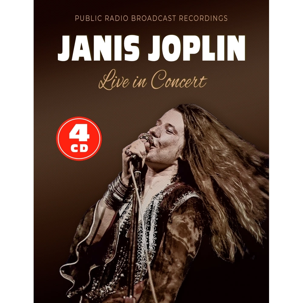 Janis Joplin - Live In Concert (Public Radio Broadcast Recordings) - 4CD DIGISLEEVE - Laser Media