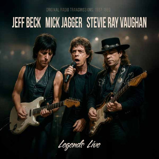 Jeff Beck - Mick Jagger - Stevie Ray Vaughan - Legends Live (Original Radio Transmissions, 1987 - 1989) - LP COLOURED - IDS Records