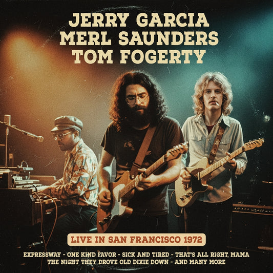 Jerry Garcia, Merl Saunders, Tom Fogerty - San Francisco 1972 - CD - Rockin' Bear Records