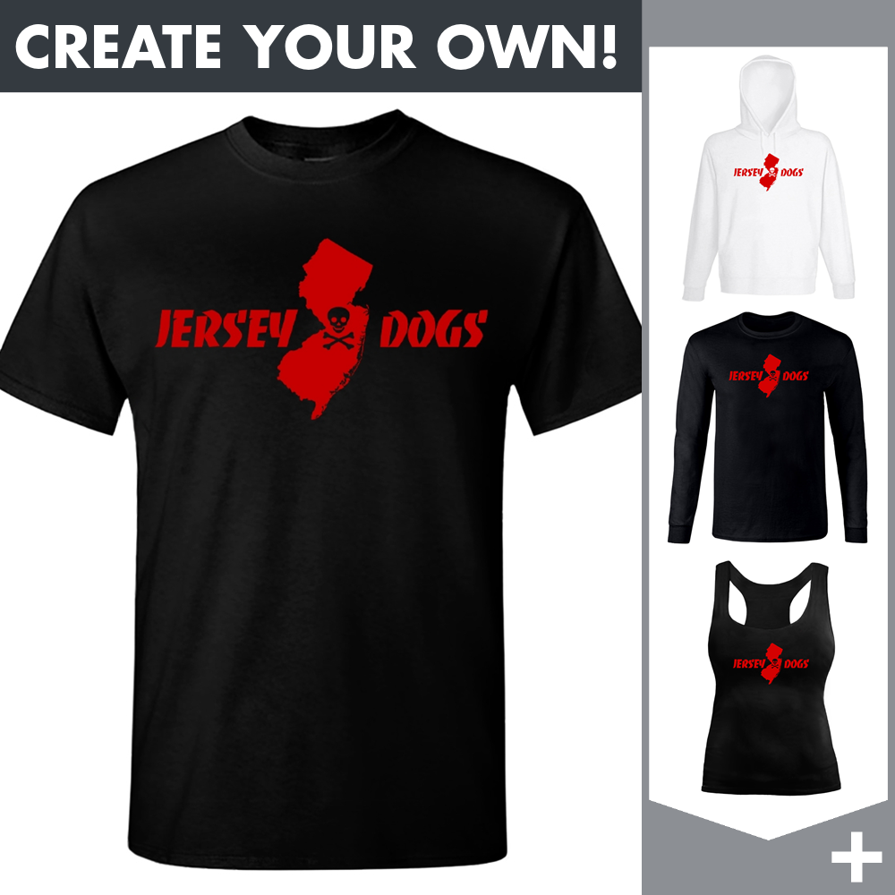 Jersey Dogs - Red Logo - Merchandising