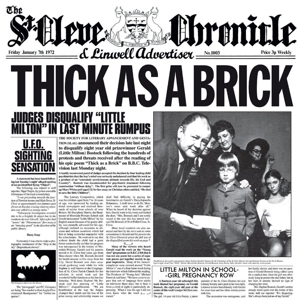 Jethro Tull - Thick As A Brick - CD - Chrysalis