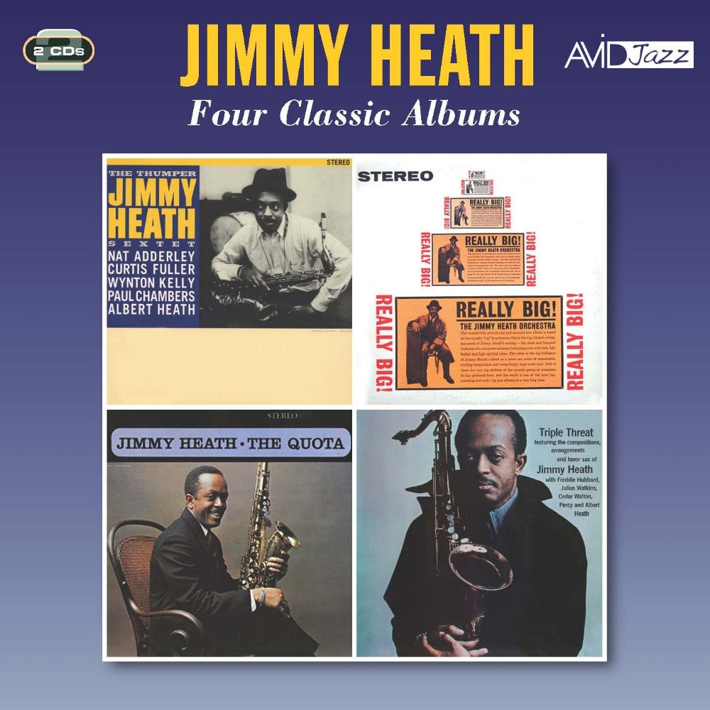 Jimmy Heath - Four Classic Albums - DOUBLE CD - Avid Jazz Records