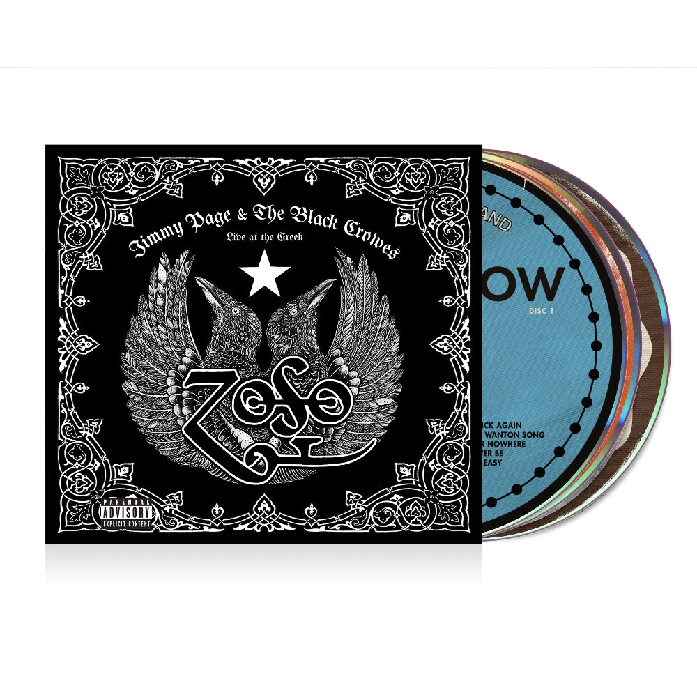 Jimmy Page & The Black Crowes - Live At The Greek - 3CD DIGISLEEVE - Classicberry & The Black Crowes Partnership