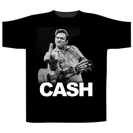 Johnny Cash - The Bird - T-shirt - Razamataz