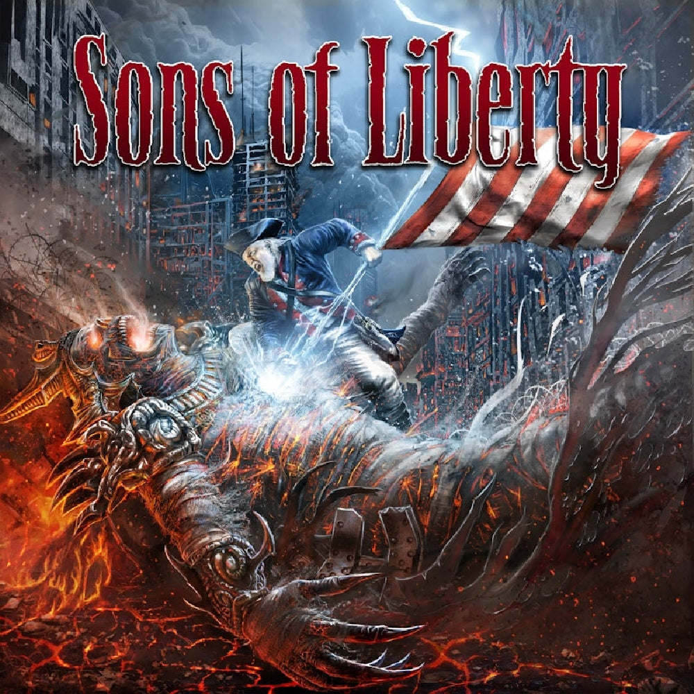 Jon Schaffer's Sons of Liberty - Thought Crimes (Volumes 1 & 2) - DOUBLE LP GATEFOLD - The Circle Music - Image 2