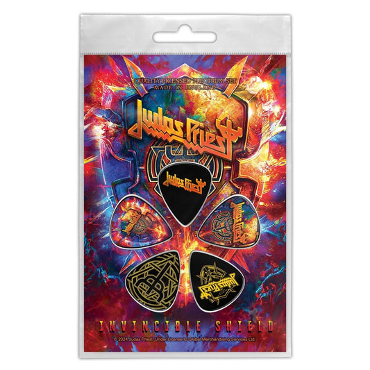 Judas Priest - Invincible Shield - Guitar Pick Set - Razamataz