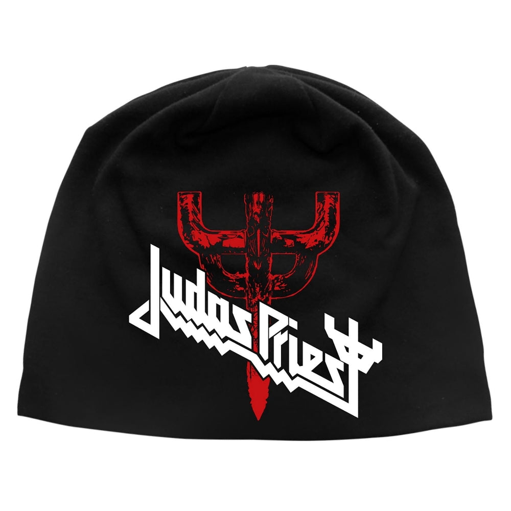 Judas Priest - Logo & Fork - Beanie Hat - Razamataz
