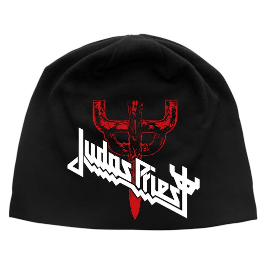 Judas Priest - Logo & Fork - Beanie Hat - Razamataz