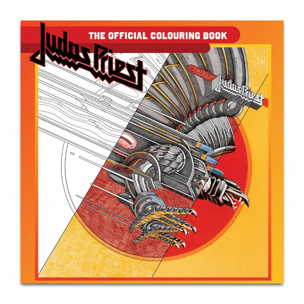 Judas Priest - Only Those Who Kept The Faith Shall Escape The Wrath Of The Metallian... Master Of All Metal - Colouring book - Rock N' Roll Colouring