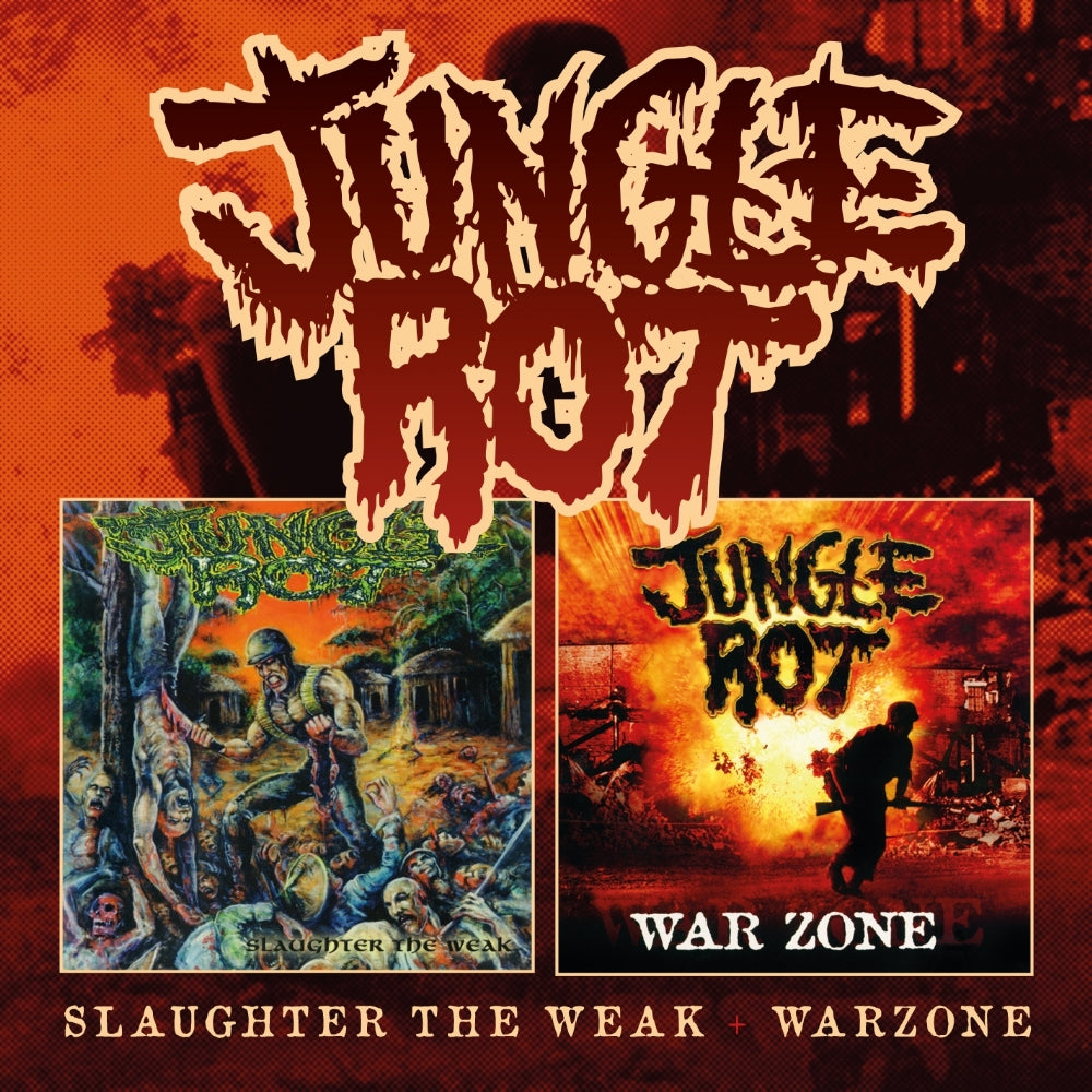 Jungle Rot - Slaughter The Weak / Warzone - DOUBLE CD - Back on Black