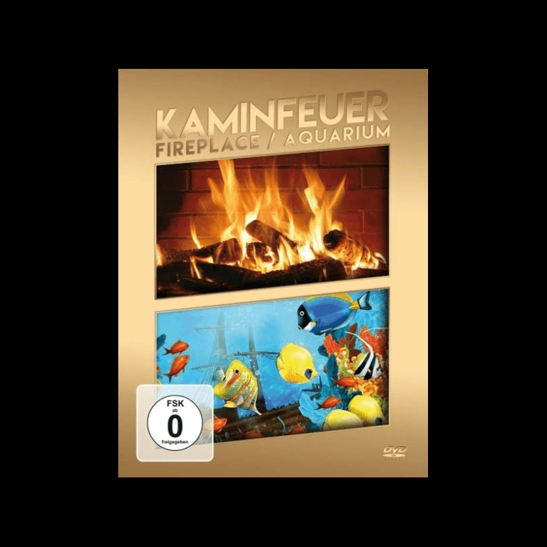Kaminfeuer - Fireplace / Aquarium - DVD - Blueline