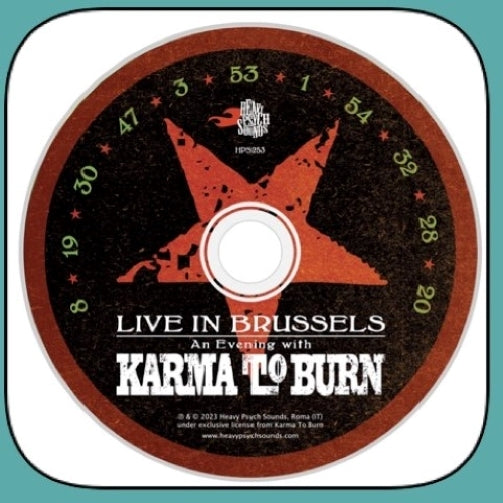 Karma To Burn - Live In Brussels - CD DIGIPAK - Heavy Psych Sounds Records - Image 2