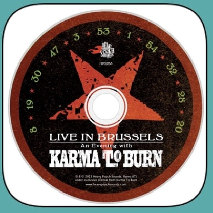 Karma To Burn - Live In Brussels - CD DIGIPAK - Heavy Psych Sounds Records - Image 2