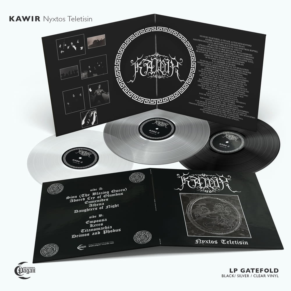 Kawir - Nyxtos Teletisin - LP Gatefold - Pagan Records - Image 2