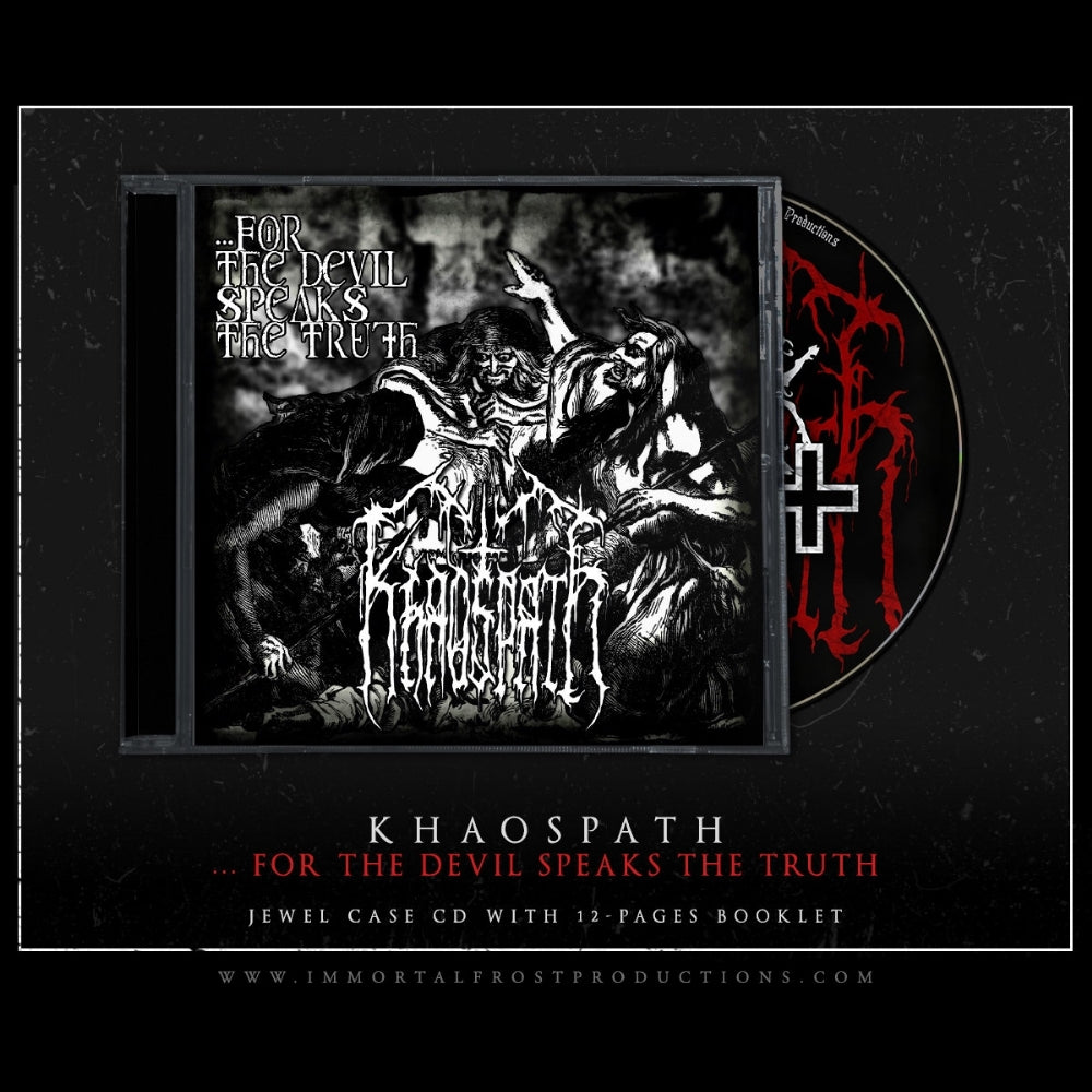 Khaospath - For The Devil Speaks The Truth - CD - Immortal Frost Productions - Image 2
