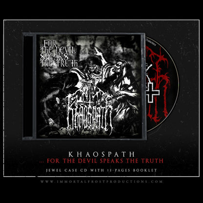 Khaospath - For The Devil Speaks The Truth - CD - Immortal Frost Productions - Image 2