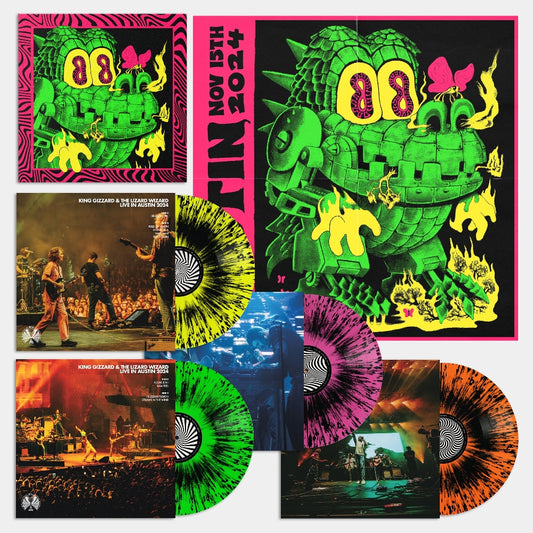 King Gizzard & The Lizard Wizard - King Gizzard - Live in Austin '24 - 4LP BOX COLOURED - The Reverberation Appreciation Society