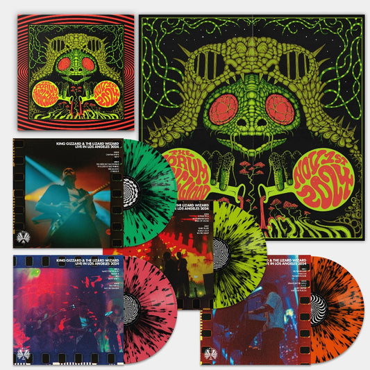 King Gizzard & The Lizard Wizard - King Gizzard - Live in Los Angeles '24 - 4LP BOX COLOURED - The Reverberation Appreciation Society