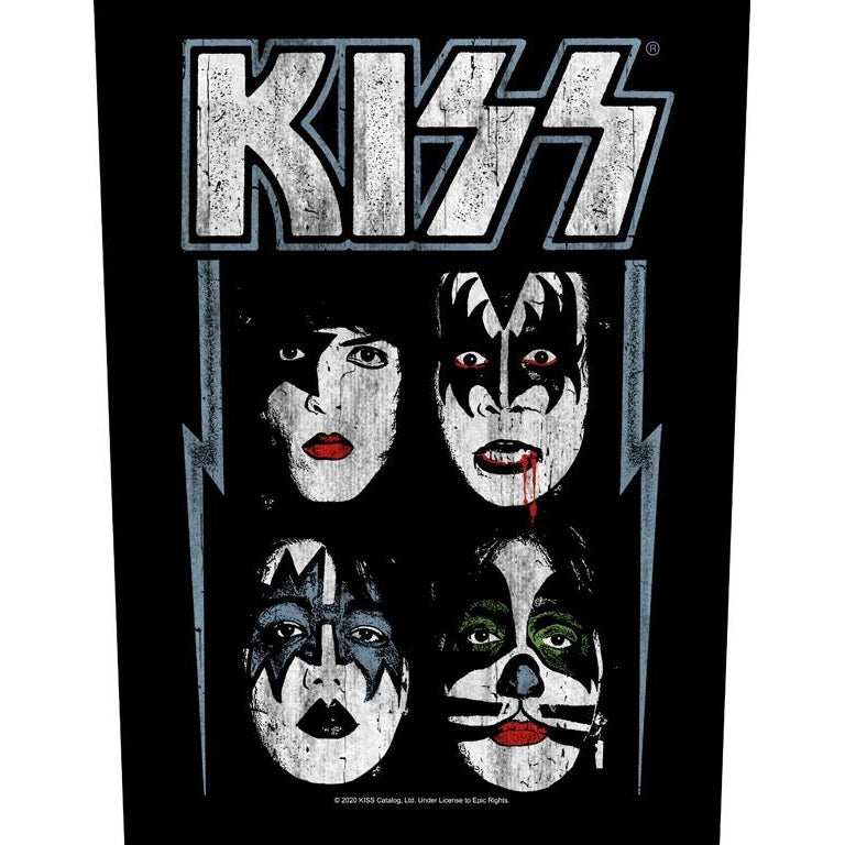 Kiss - Faces - BACKPATCH - Razamataz