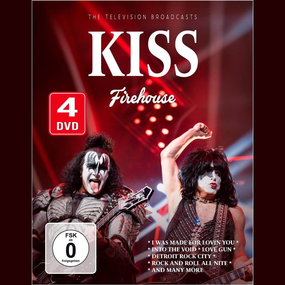 Kiss - Firehouse (The Television Broadcasts) - 4 DVD - Laser Media