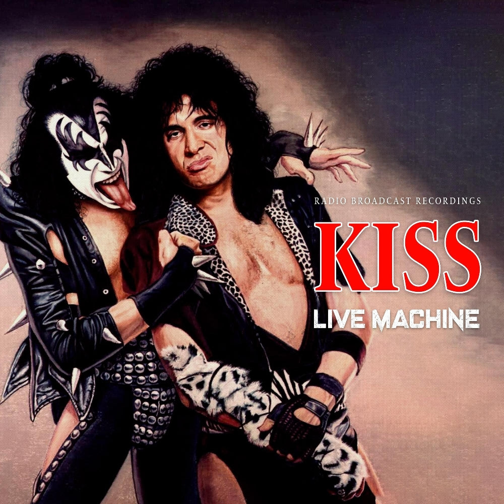 Kiss - Live Machine (Radio Broadcast Recordings) - 10" coloured vinyl - Laser Media