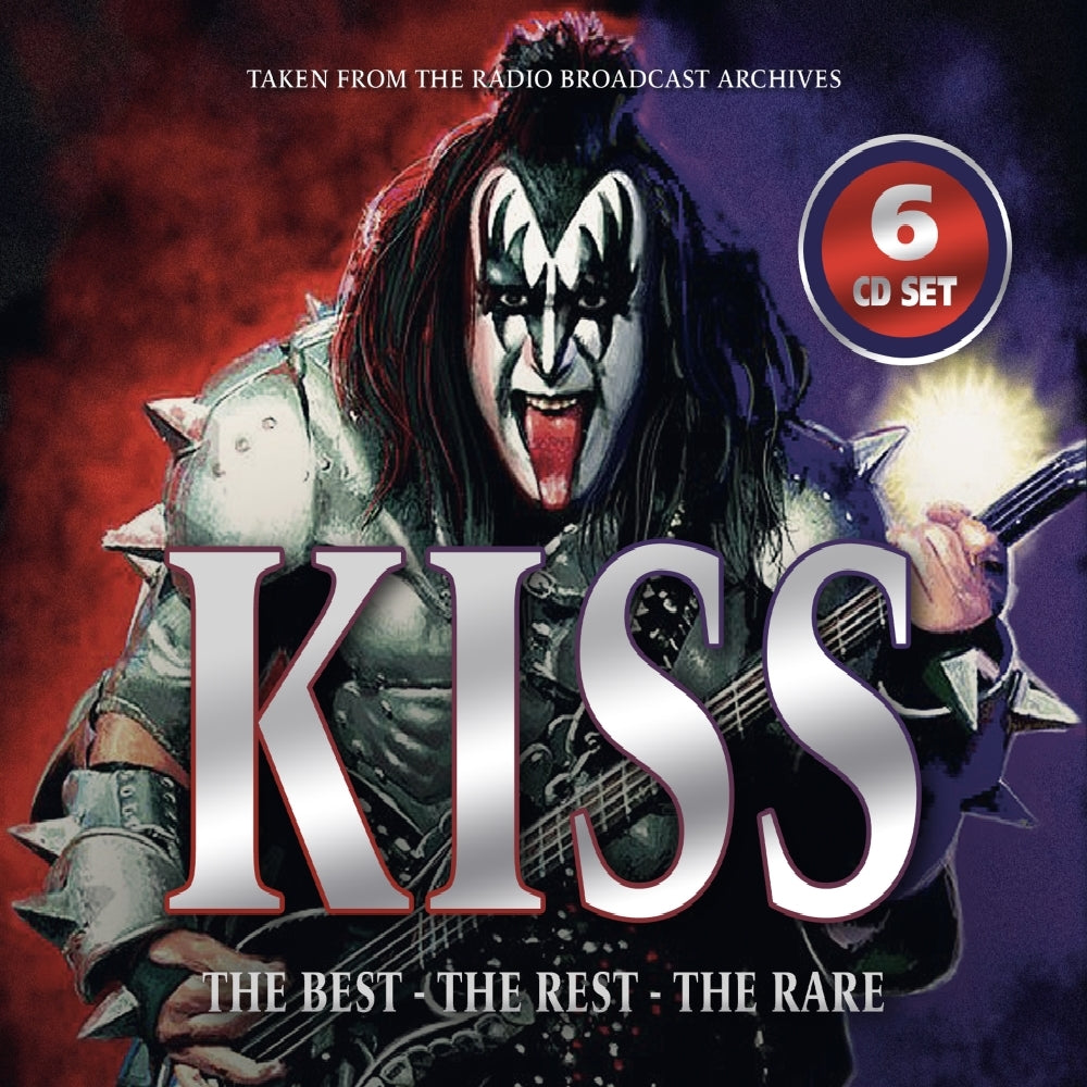 Kiss - The Best, The Rest, The Rare (Radio Brodcast Recordings) - 6CD DIGISLEEVE - Laser Media