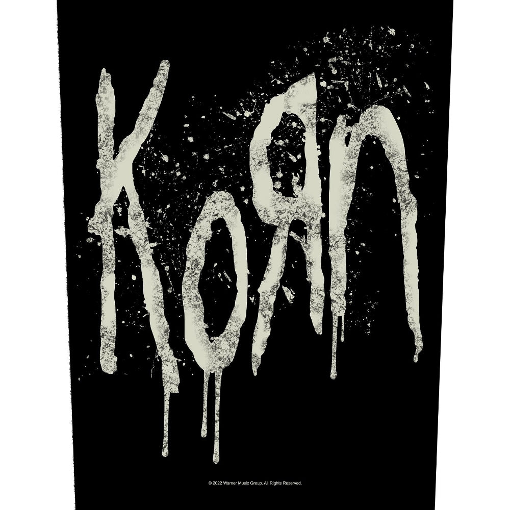 Korn - Splatter Logo - BACKPATCH - Razamataz