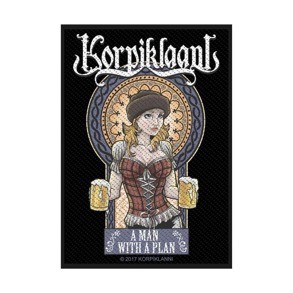 Korpiklaani - A Man With A Plan - Patch - Razamataz