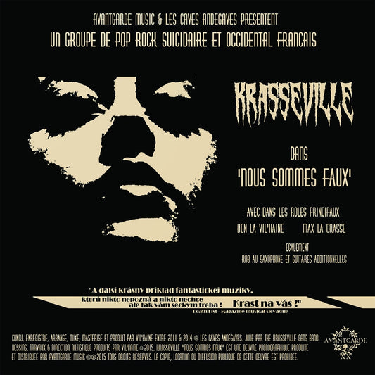 Krasseville - Nous Sommes Faux - CD DIGISLEEVE - Avantgarde Music