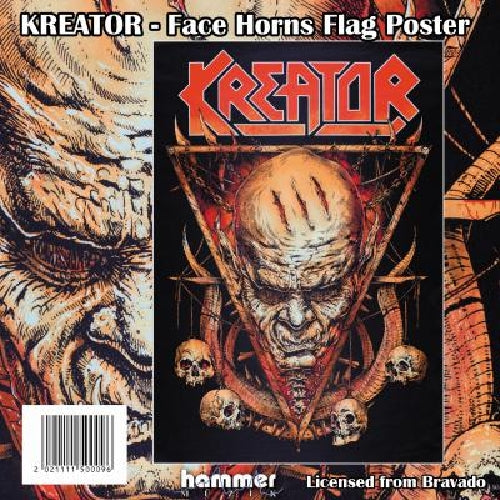 Kreator - Face Horns - FLAG - Hammer Muzik