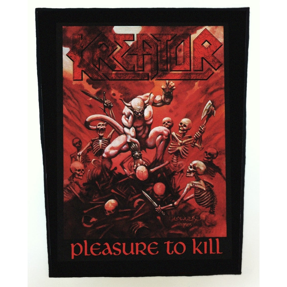 Kreator - Pleasure To Kill - BACKPATCH - Razamataz