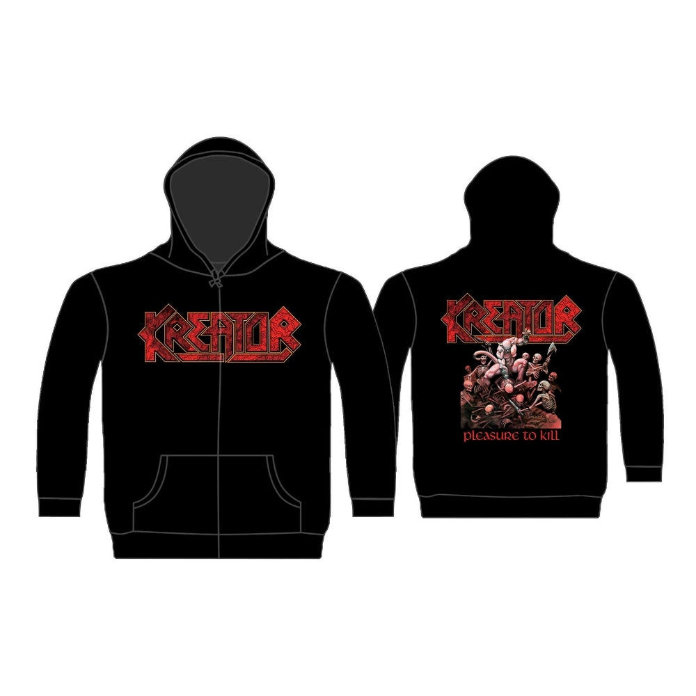Kreator - Pleasure To Kill - Hooded Sweat Shirt Zip - Razamataz