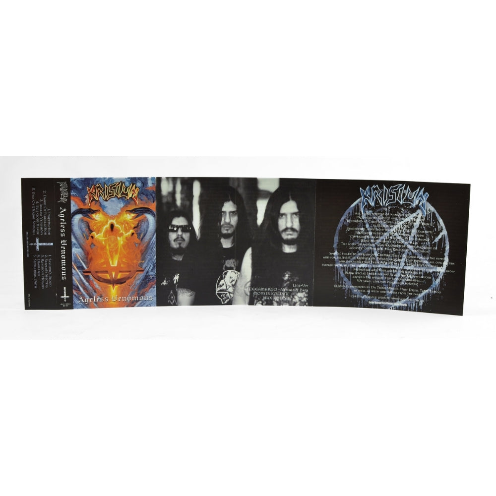 Krisiun - Ageless Venomous - CASSETTE - Hells Headbangers Records - Image 2