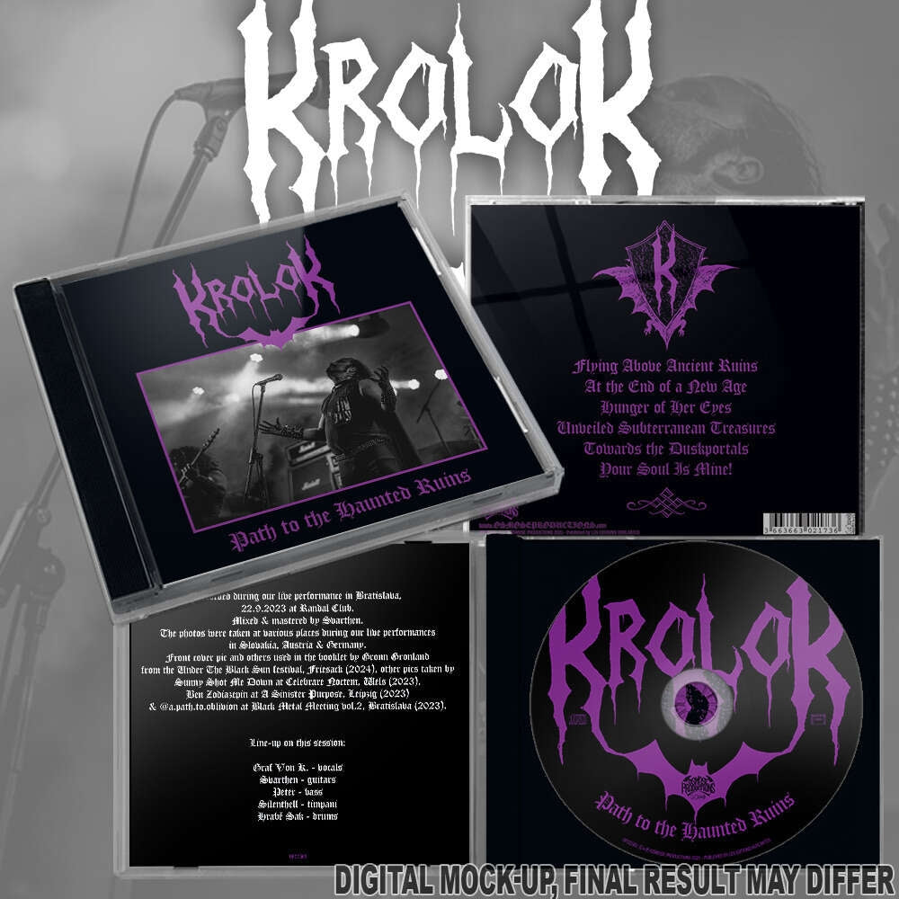 Krolok - Path To The Haunted Ruins - Live Bratislava - CD - Osmose Productions - Image 2
