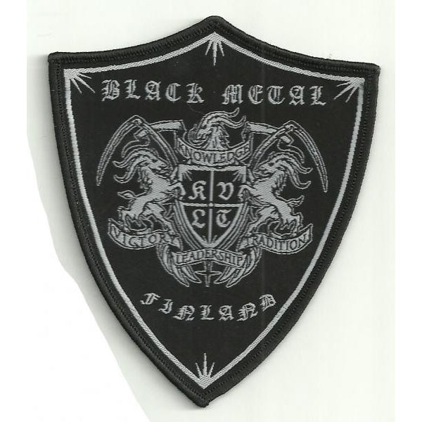 Kvlt - Black Metal Finland - EMBROIDERED PATCH - KVLT Limited Oy