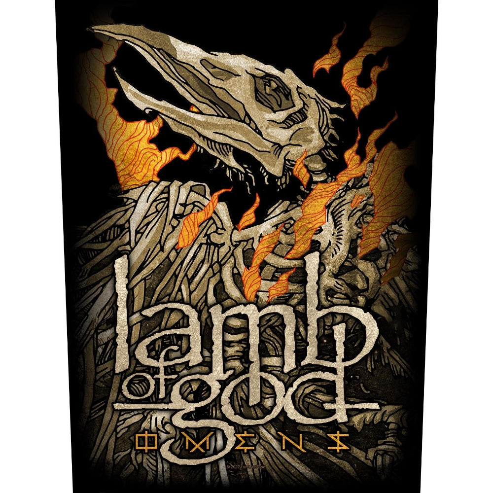 Lamb Of God - Omens - BACKPATCH - Razamataz
