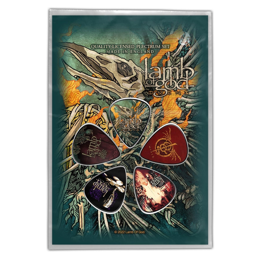 Lamb Of God - Omens - Guitar Pick Set - Razamataz