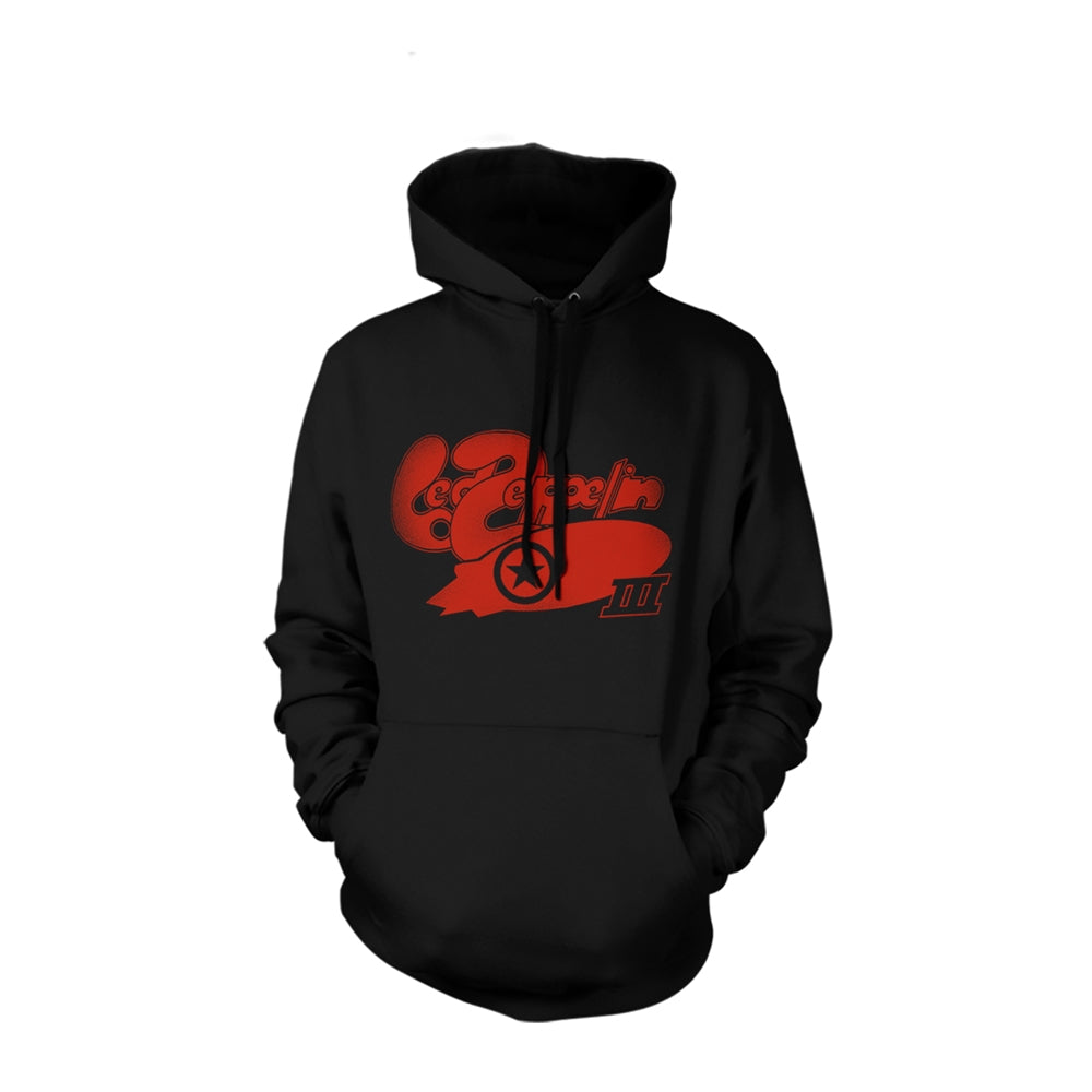 Led Zeppelin - LZ III Bubble Logo - Hooded Sweat Shirt - PHD