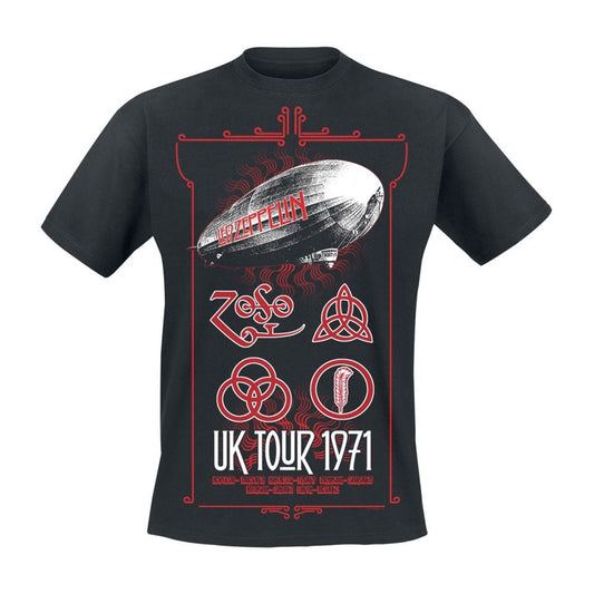 Led Zeppelin - UK Tour 1971 - T-shirt - PHD