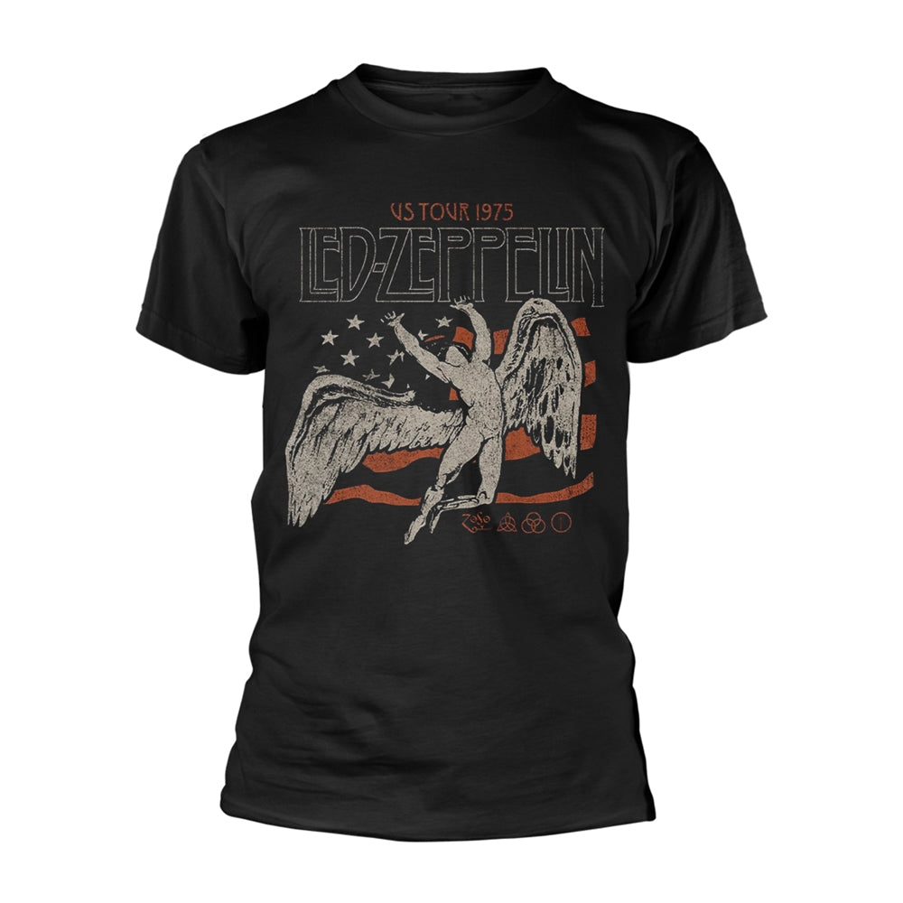 Led Zeppelin - US 1975 Tour Flag - T-shirt - PHD