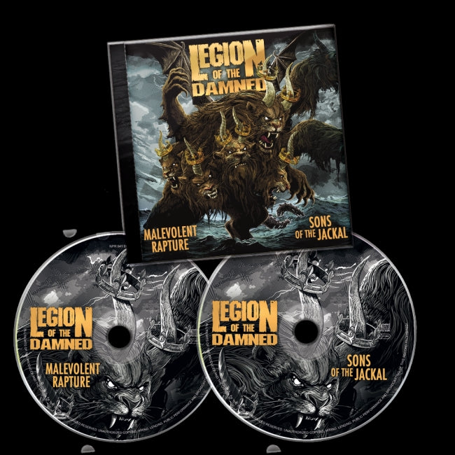 Legion Of The Damned - Malevolent Rapture / Sons Of The Jackal - DOUBLE CD - Napalm Records - Image 2