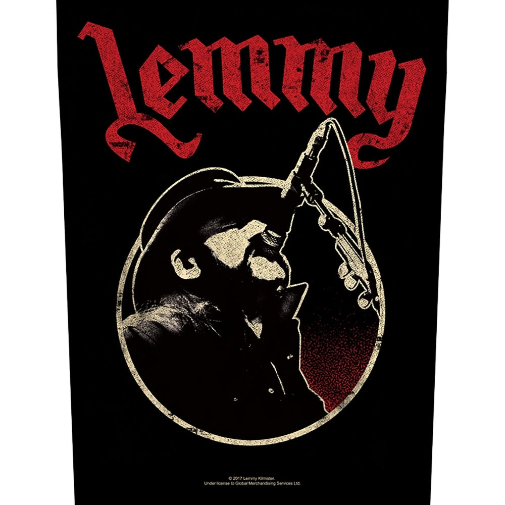 Lemmy - Microphone - BACKPATCH - Razamataz