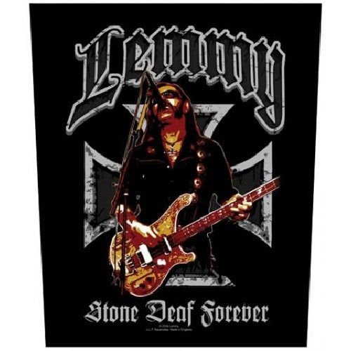 Lemmy - Stone Deaf Forever - BACKPATCH - Razamataz