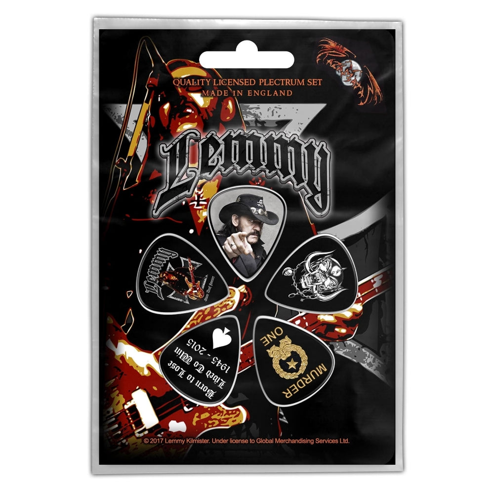Lemmy - Stone Deaf Forever - Guitar Pick Set - Razamataz