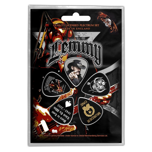 Lemmy - Stone Deaf Forever - Guitar Pick Set - Razamataz