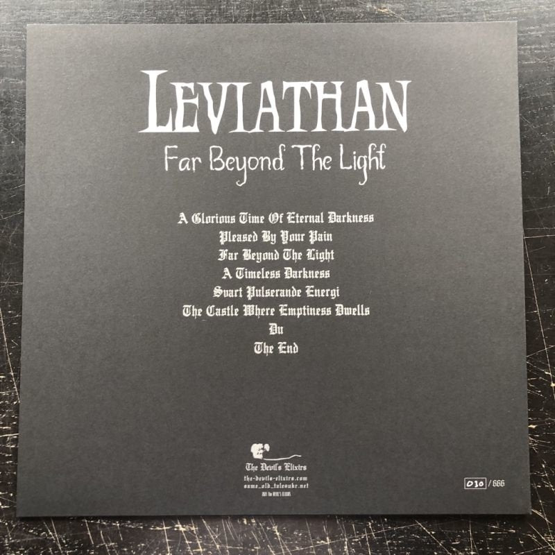 Leviathan - Far Beyond The Light - LP COLOURED - The Devil's Elixirs Records - Image 2